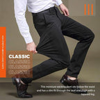 (ACHETEZ-EN 2, LA LIVRAISON EST GRATUITE) PANTALON CLASSIQUE TRÈS EXTENSIBLE POUR HOMME