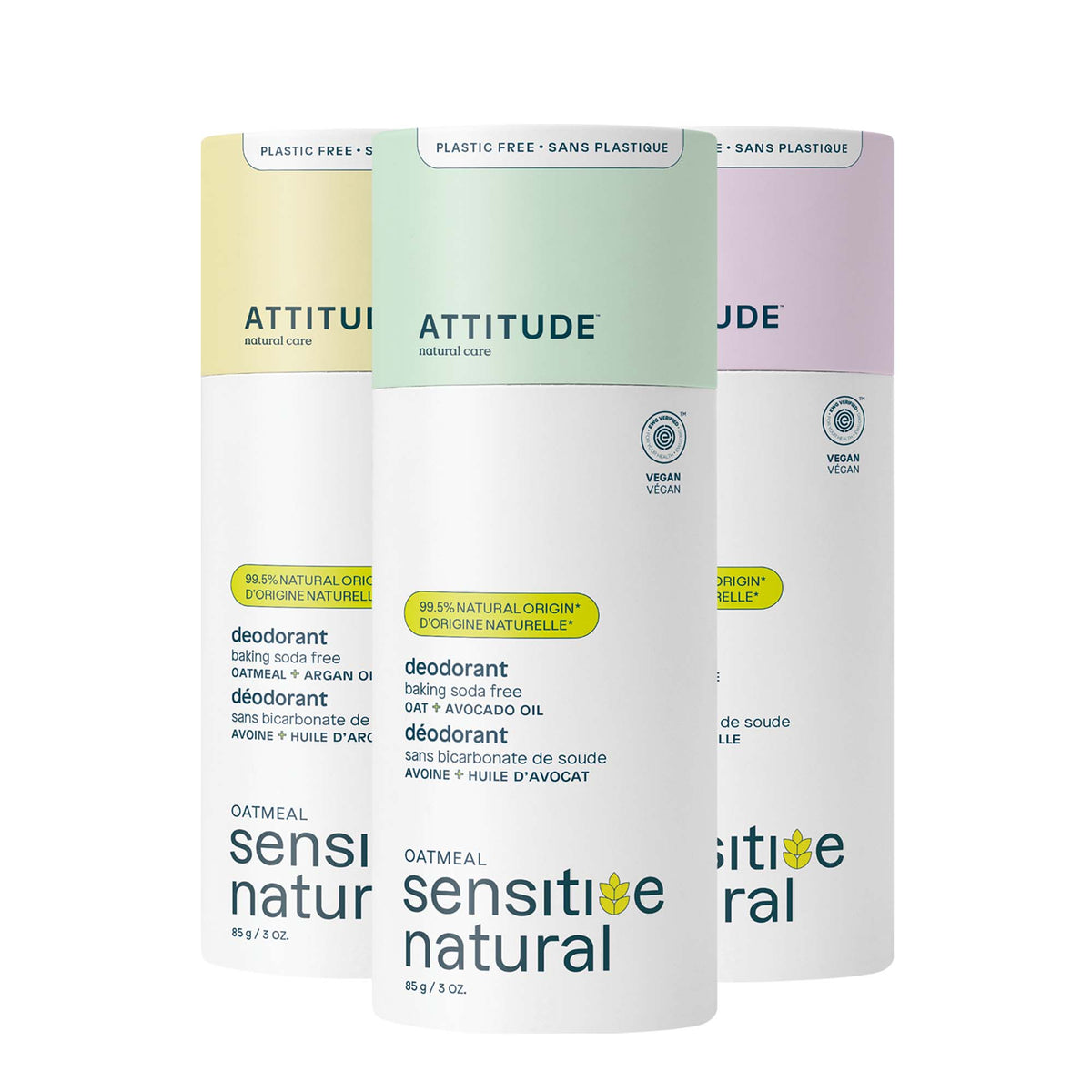Lot de 3 déodorants - Peaux sensibles