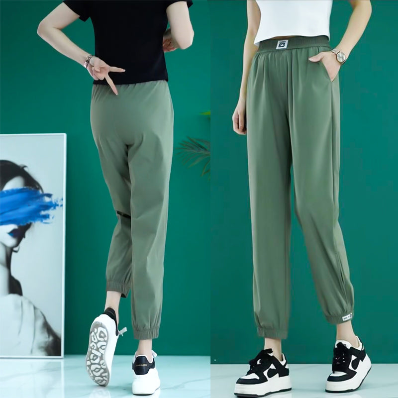 Pantalon de survêtement décontracté à séchage rapide pour femme