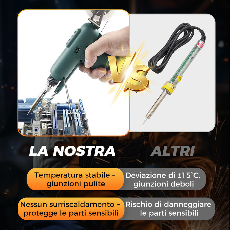 💥Fer à Souder Électrique Haute Efficacité 80W💥Achetez avec le Fil à Souder en Acier Inoxydable pour une Précision Accrue à un Meilleur Prix