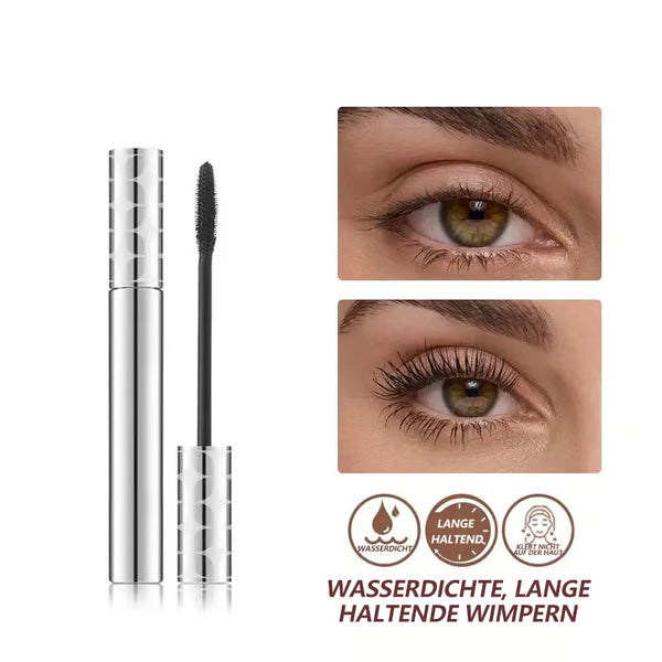 👁️🖤Mascara Tubing Fibre – Longueur | Volume | Courbure | Waterproof | Anti-Bavure | 24H Sans Écailles | 2 Teintes | 4,5g | Idéal pour le Maquillage Quotidien & Occasions Spéciales 💄💖