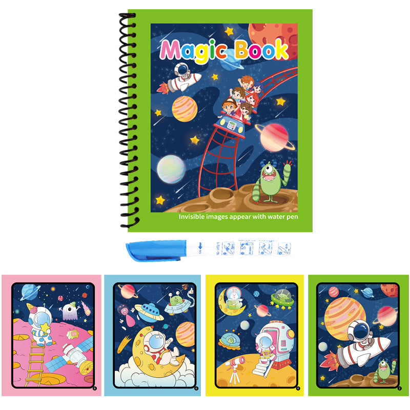 🌹ACHETEZ-EN 1 ET OBTENEZ-EN 1 GRATUITEMENT🔥Promotion d'été 🎁✨️Livre magique à eau📚️🎨🧠