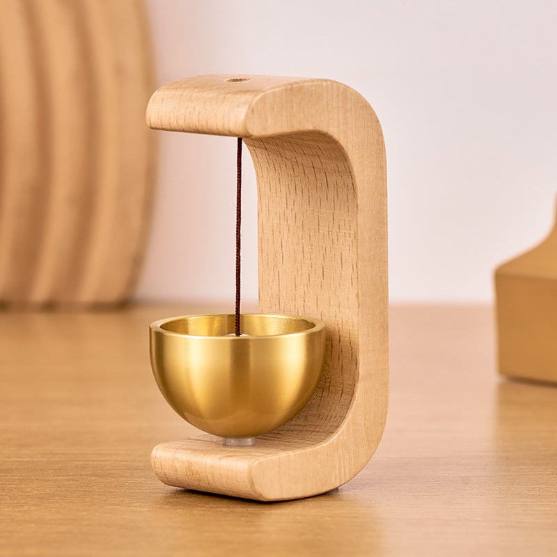 Carillon Éolien Magnétique en Bois – Carillon et Décoration de Porte