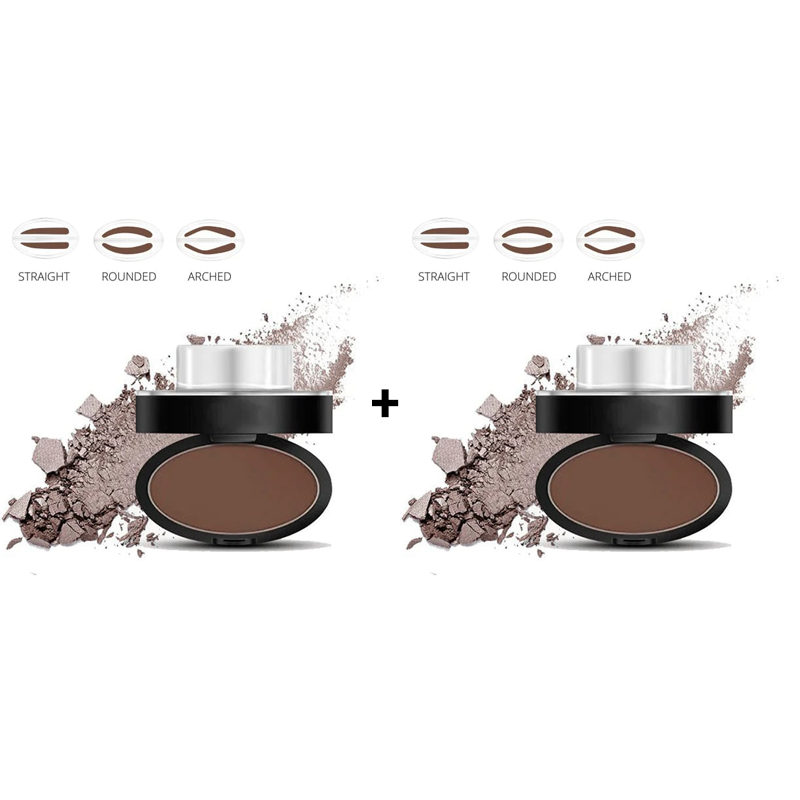 🧖‍♀️ Tampon à Sourcils Deluxe BrowPro – Effet Naturel & Défini en 2 Minutes | Waterproof 24H | Poudre + Pinceau Inclus | Formule Sûre & Légère | 3 Teintes 🖤✨
