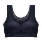 Soutien-gorge ultra fin en soie glacée confortable grande taille