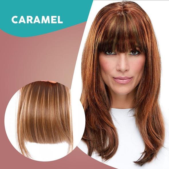 Extensions capillaires avec frange à clipser 3D sans couture