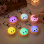 🥟 Porte-clés Anti-stress en Forme de Ravioli – Avec Lumière LED Tactile | Fidget Toy de Poche | 6 Couleurs | Idée Cadeau Originale ✨🎁