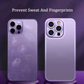 Coque de téléphone en alliage de titane avec verre double face et couvercle intégral