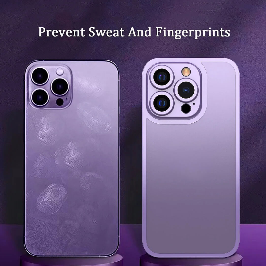 Coque de téléphone en alliage de titane avec verre double face et couvercle intégral