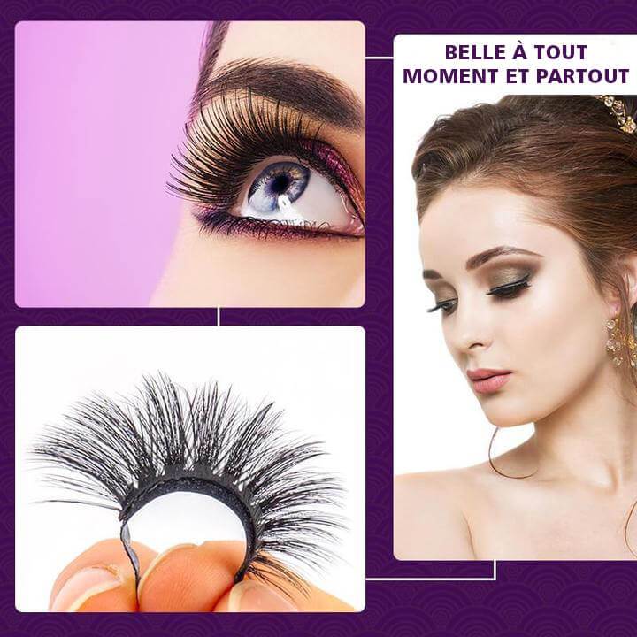 Autocollants réutilisables pour eye-liner et cils