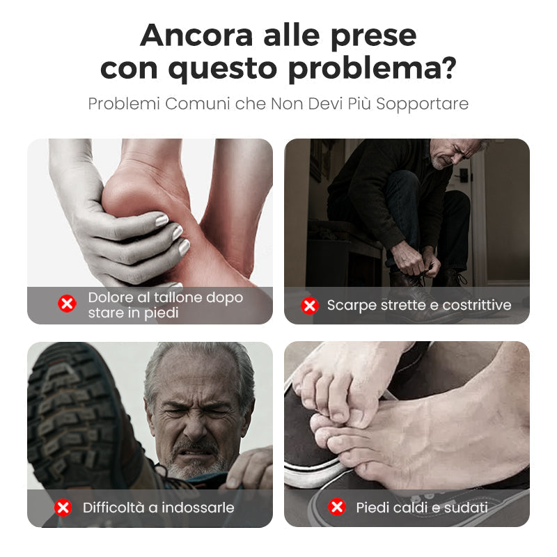 Baskets orthopédiques slip-on pour homme, respirantes et confortables avec semelles à mémoire de forme
