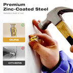 🔩 Chevilles autoperceuses à expansion trifide 🏠 | Acier zingué, fixation jusqu'à 30 kg et antirouille | Pour plaques de plâtre et murs creux | 30 × 4 mm | 36 pièces
