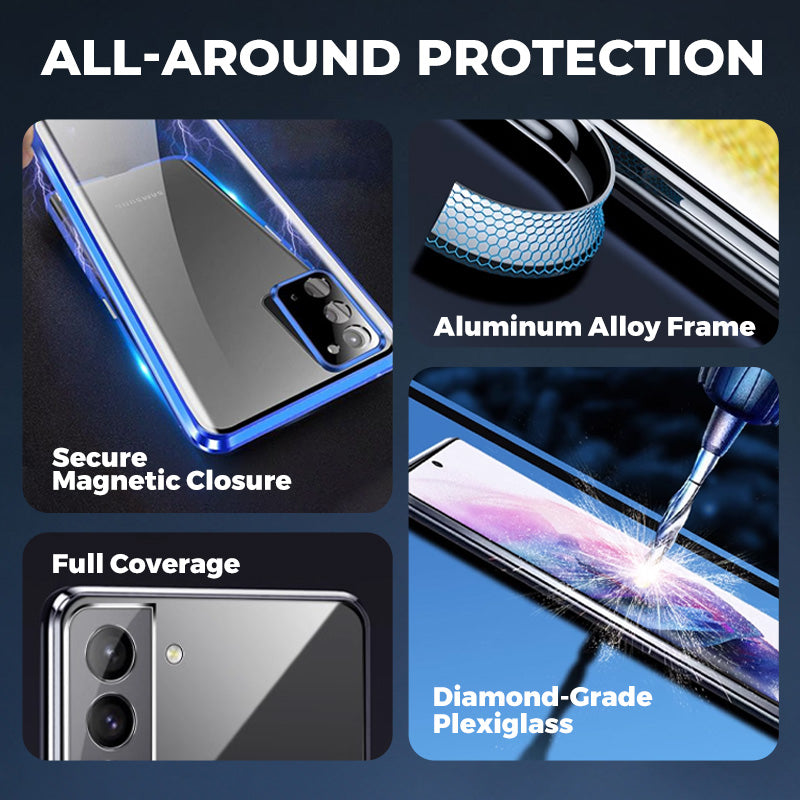 Coque de protection magnétique intégrale pour la série Galaxy