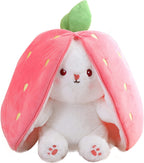 Peluche de Lapin Fraise pour Pâques