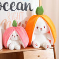 Peluche de Lapin Fraise pour Pâques