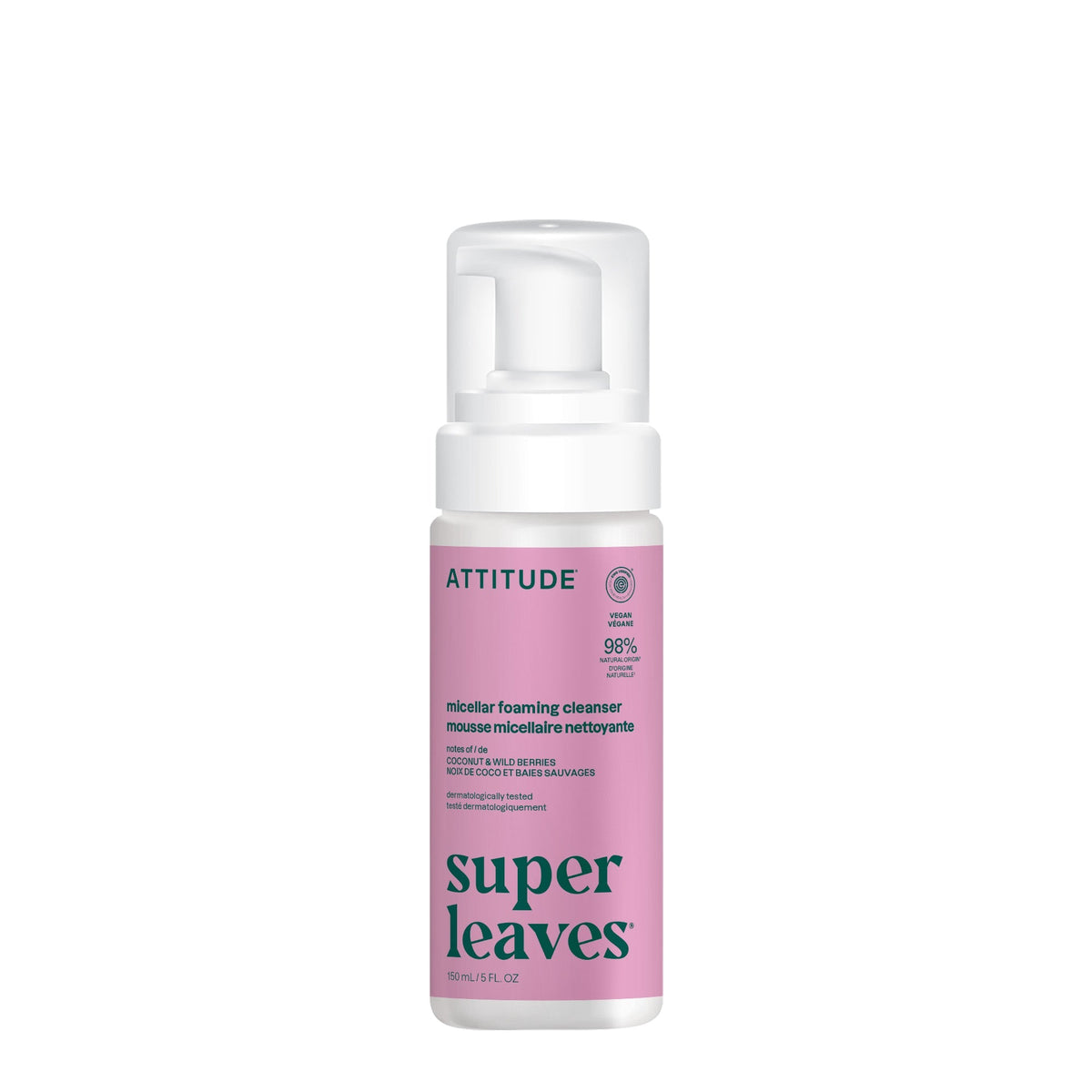Nettoyant micellaire moussant