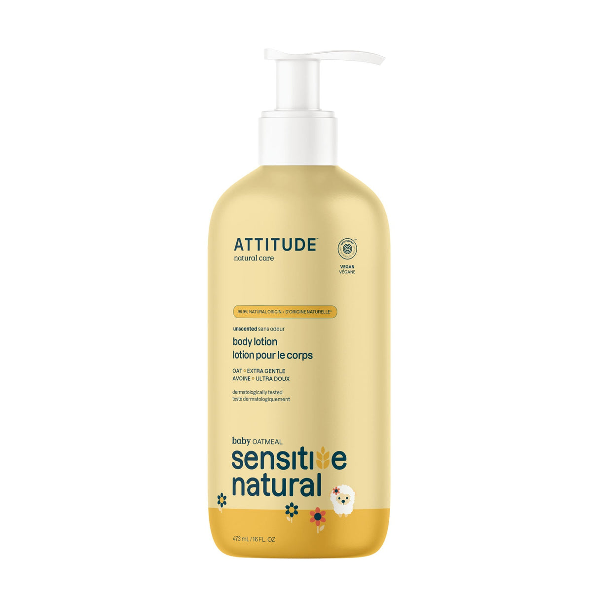 Lotion corporelle pour bébé – Peaux sensibles