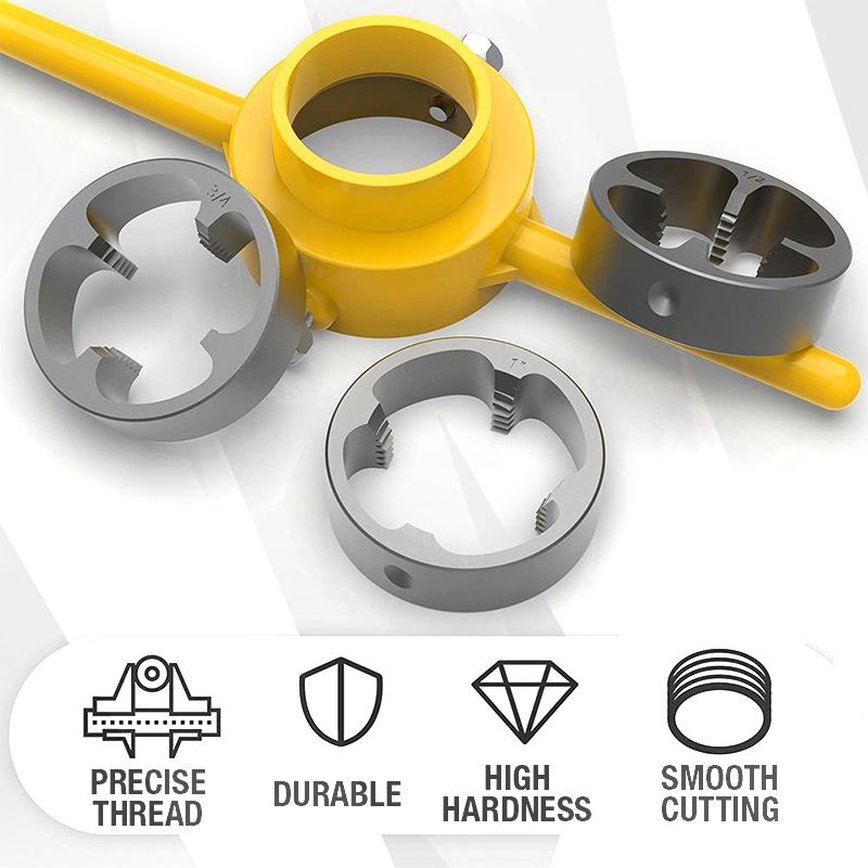 🔥Vente flash - 49% DE RÉDUCTION🔥Kit de 6 matrices à filetage pour tuyaux en plastique