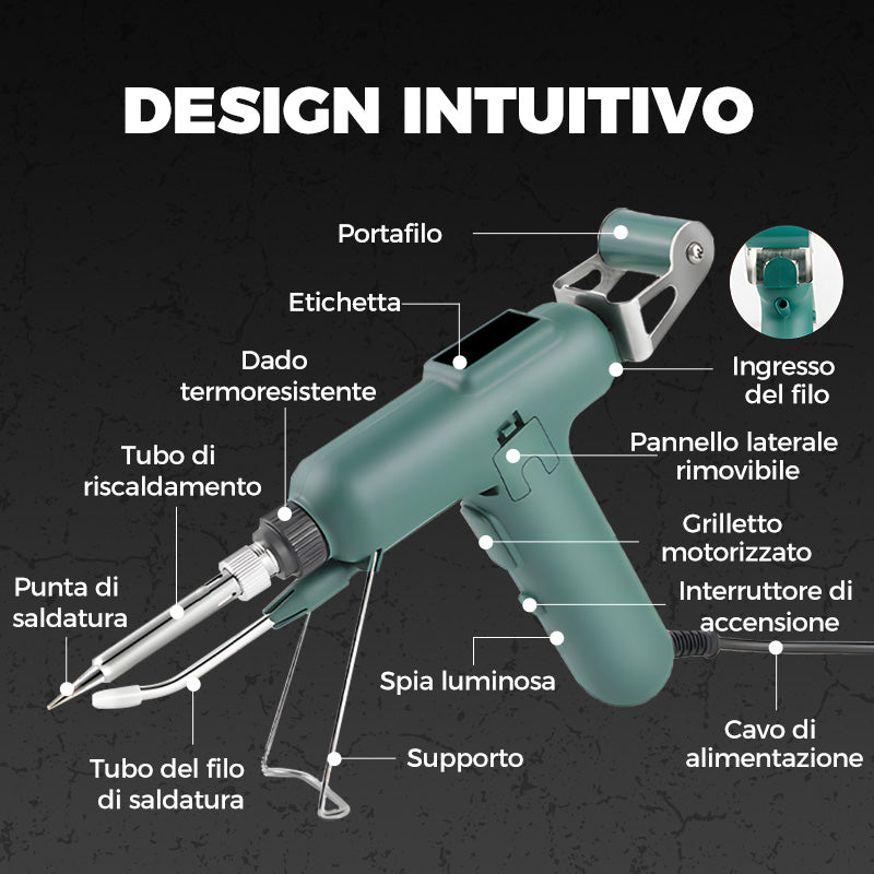 💥Fer à Souder Électrique Haute Efficacité 80W💥Achetez avec le Fil à Souder en Acier Inoxydable pour une Précision Accrue à un Meilleur Prix
