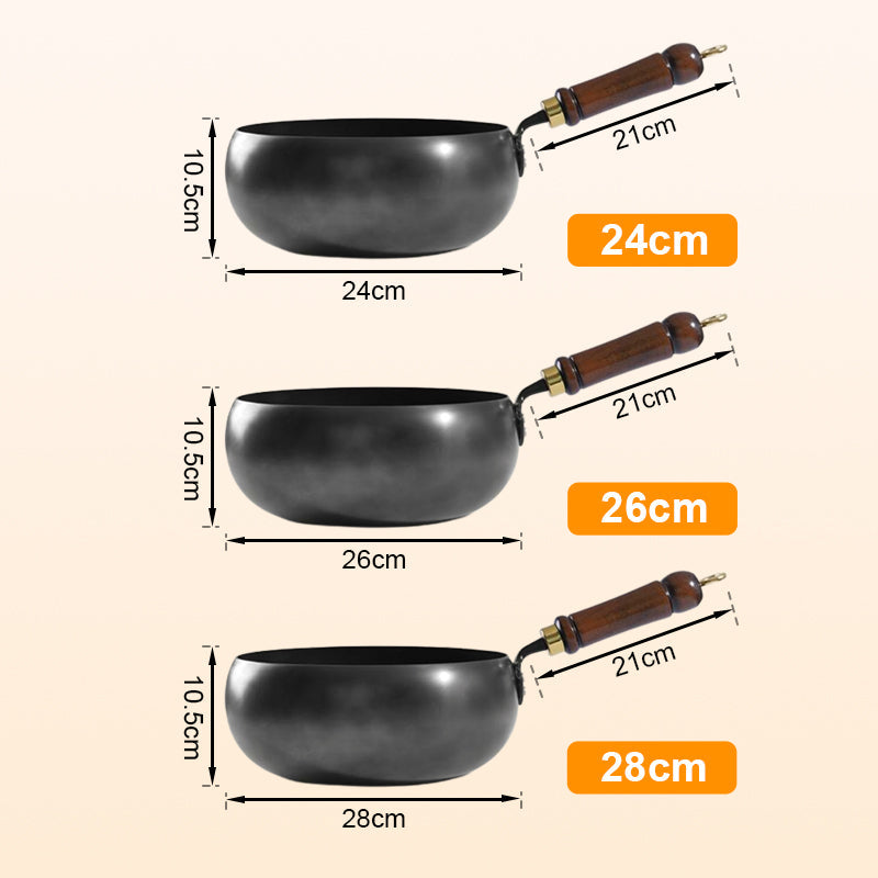 🔥 Vente flash 50 % de réduction🔥 Marmite en fer épais non revêtu