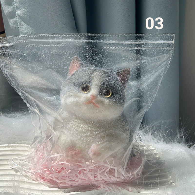 Jouet anti-stress en forme de chat, mignon et doux