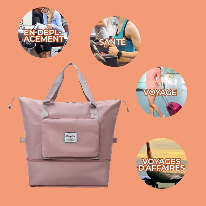Sac de voyage pliable grande capacité