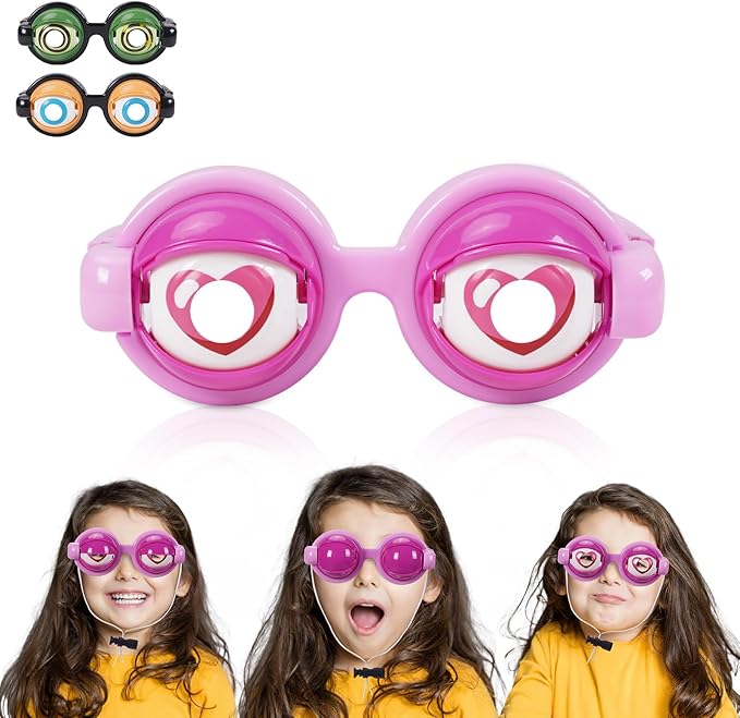 🔥SOLDES DE NOËL 50% DE RÉDUCTION !!🏆Vente flash💥Lunettes amusantes avec mécanisme à yeux clignotants🥸