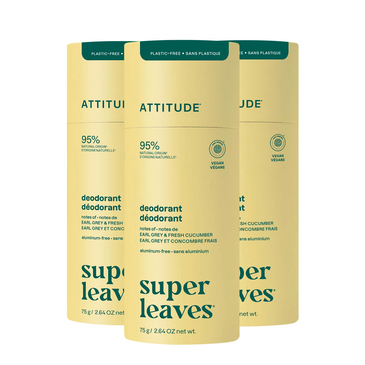 Lot de 3 déodorants