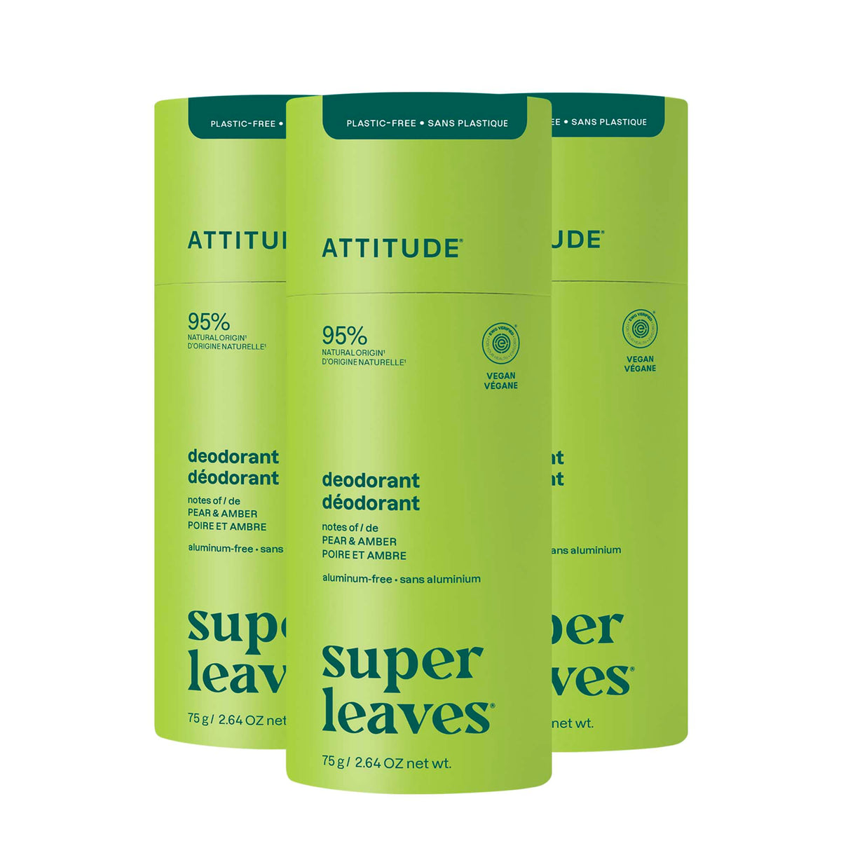 Lot de 3 déodorants
