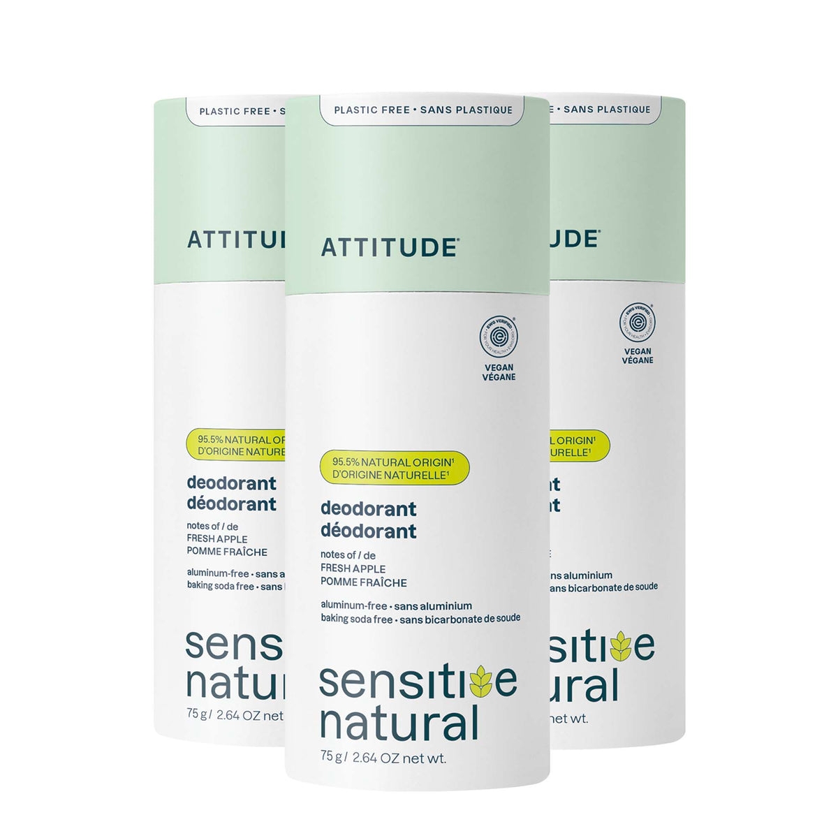 Lot de 3 déodorants - Peaux sensibles