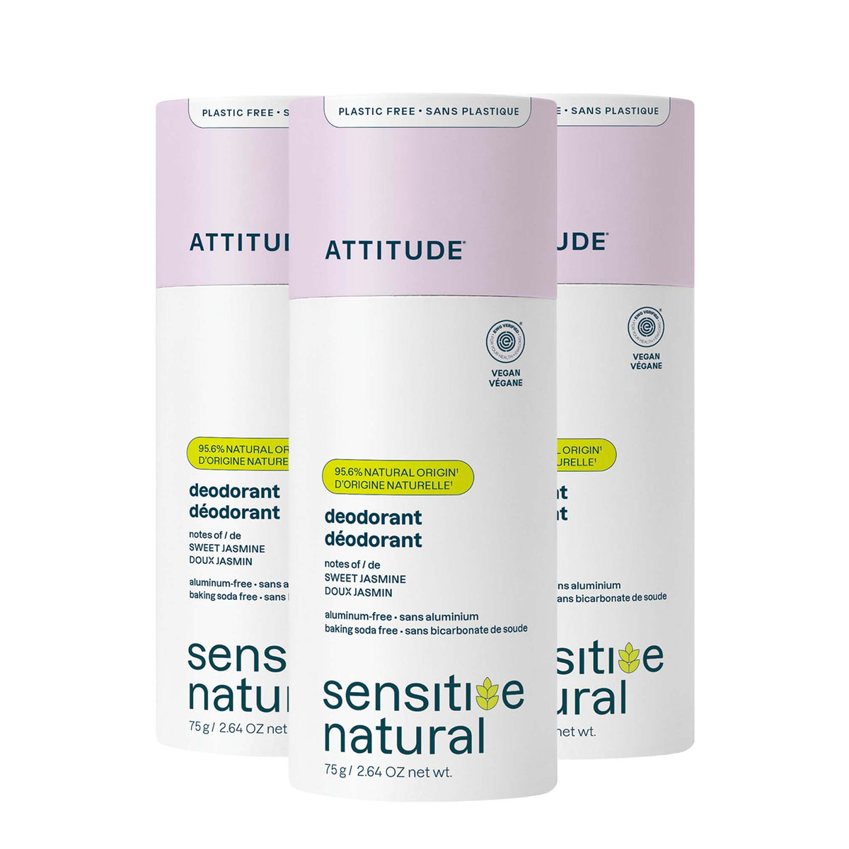 Lot de 3 déodorants - Peaux sensibles