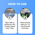 100 ml de Clarificateur d'Eau Puissant pour Aquarium