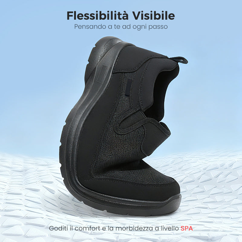 Baskets orthopédiques slip-on pour homme, respirantes et confortables avec semelles à mémoire de forme