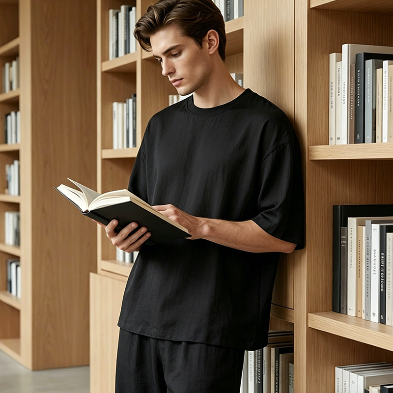 👔Ensemble homme composé d'un t-shirt et d'un pantalon large