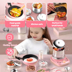 🎁Mini cuisine de jeu pour la vraie cuisine des enfants - Ensemble de 22 pièces