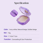 💜 Correcteur Crème Effet Mat – Couvre Imperfections & Cernes | Fini Velouté Naturel | Tenue 24H | Léger sur la Peau | 3 Teintes ✨💄