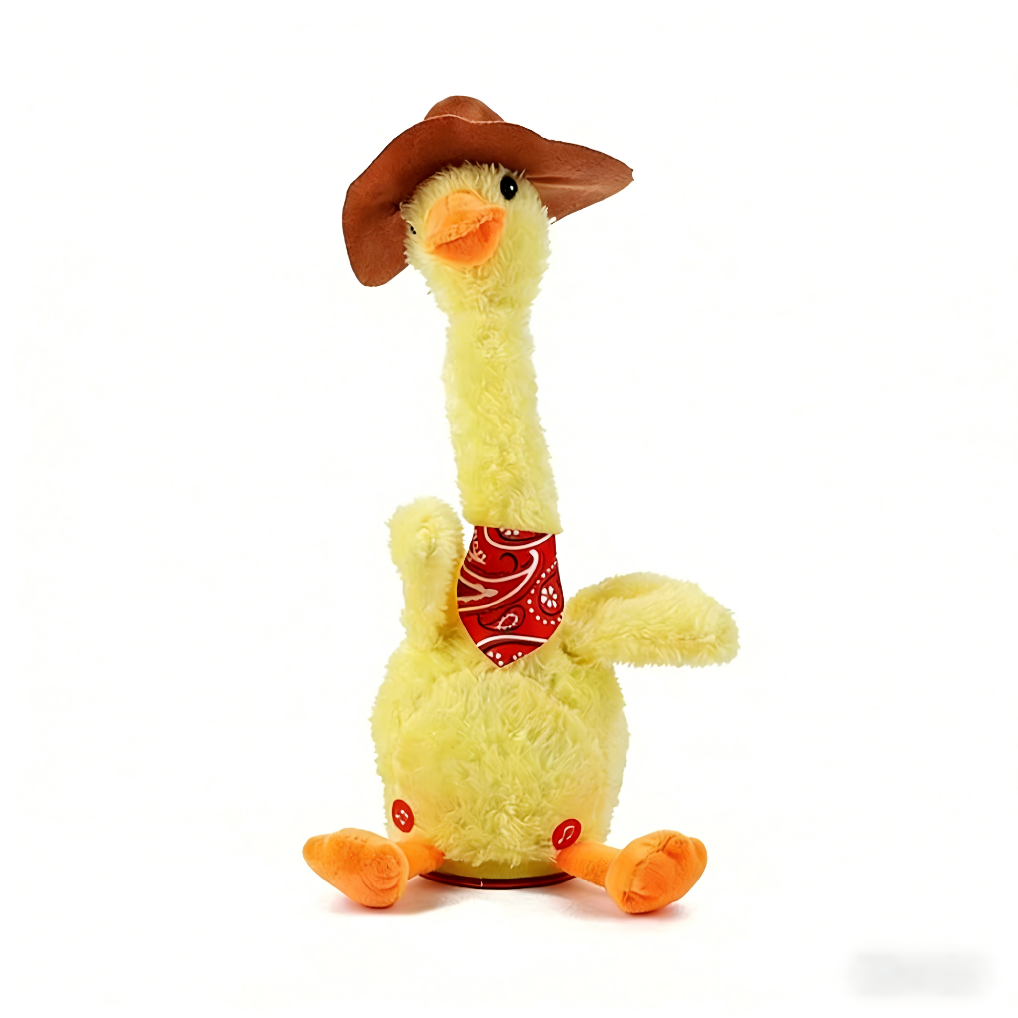 Canard en peluche interactif qui parle et danse