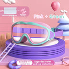 🌈 Vente Flash 2025 - 50 % de réduction ☀️ Lunettes de natation HD pour enfants, grand cadre, étanches et anti-buée 🥽