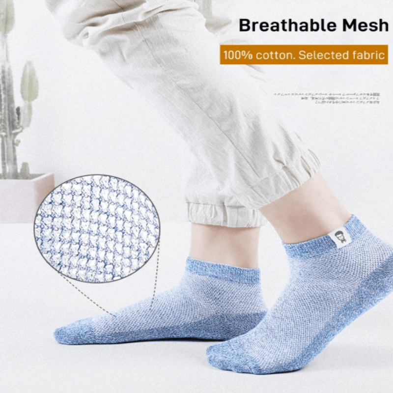 Chaussettes déodorantes respirantes et antibactériennes pour hommes