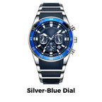 ⏳Offre Limitée dans le Temps⌛Montre à Quartz Multifonction Étanche pour Homme