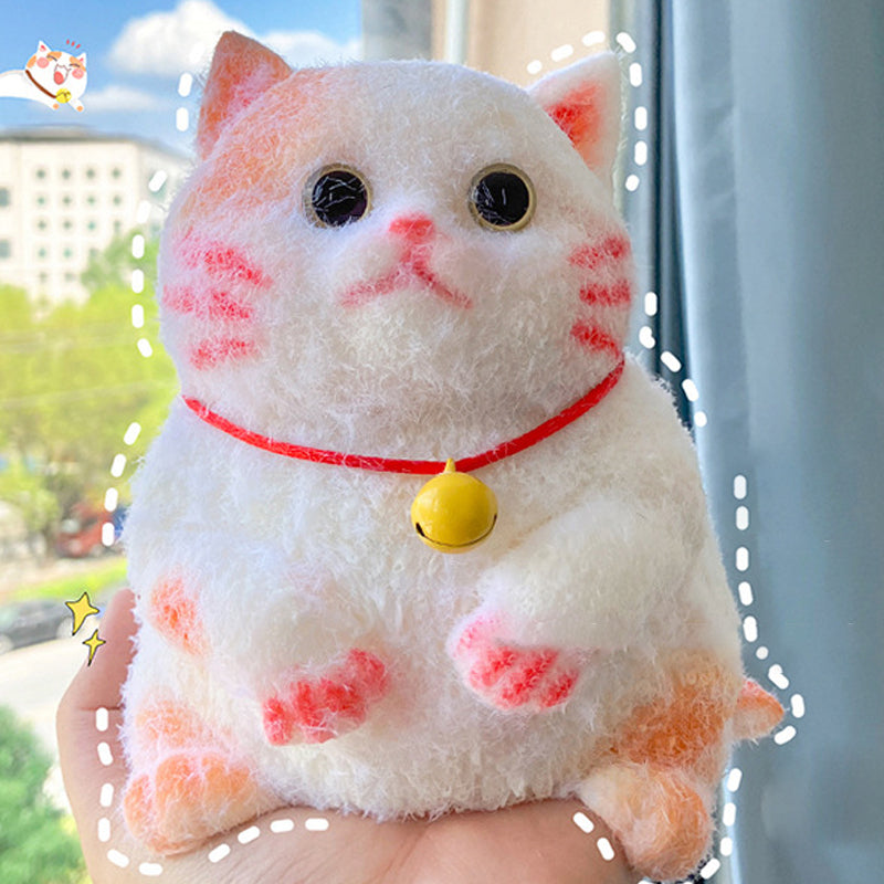 Jouet anti-stress en forme de chat, mignon et doux