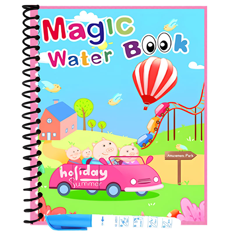 🌹ACHETEZ-EN 1 ET OBTENEZ-EN 1 GRATUITEMENT🔥Promotion d'été 🎁✨️Livre magique à eau📚️🎨🧠