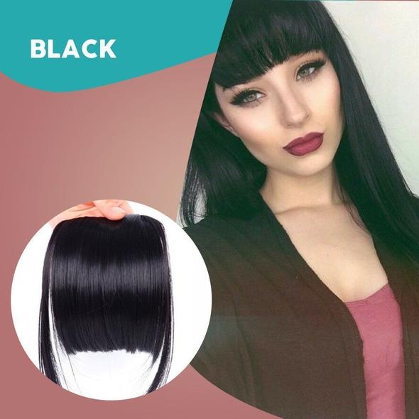 Extensions capillaires avec frange à clipser 3D sans couture