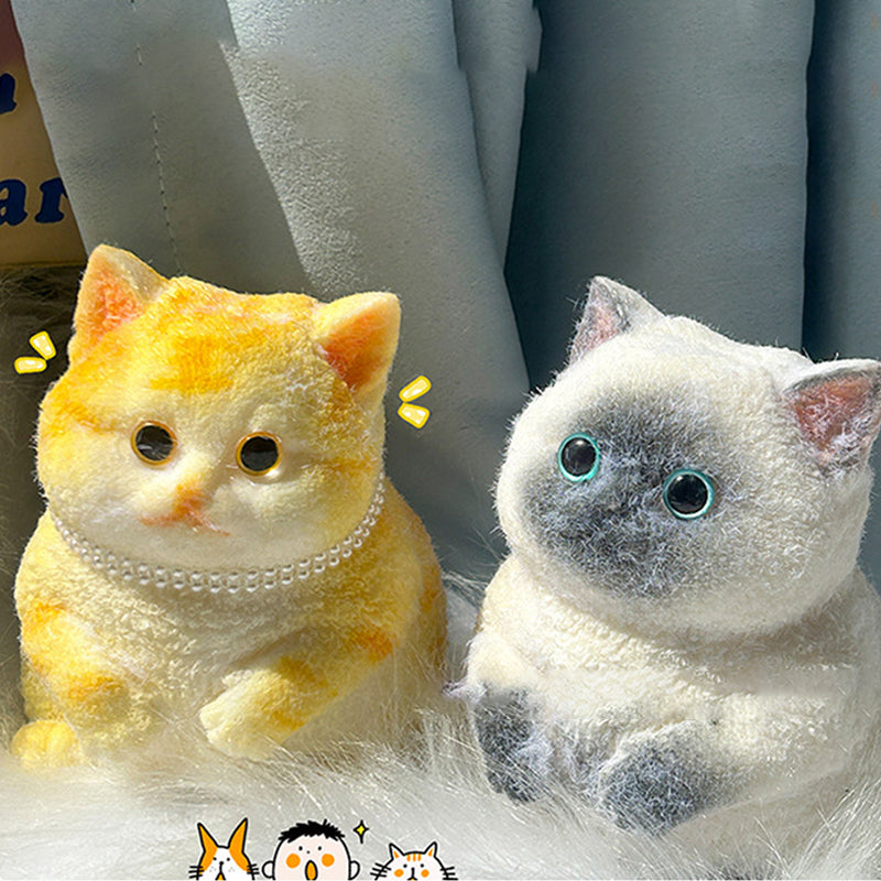 Jouet anti-stress en forme de chat, mignon et doux