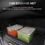 🚗🧹 Filet de Rangement Élastique pour Voiture – 3 Couches, Tissu Oxford + Nylon, Barrière de Sécurité Anti-Distraction, 2 Tailles – Pour Siège Arrière ✨📦
