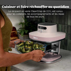 Pack sur mesure Air Fryer en verre Crispi Pro 7-en-1, Rose Quartz