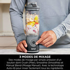 Blender portable sans fil Ninja Blast Max 570 ml - Gris