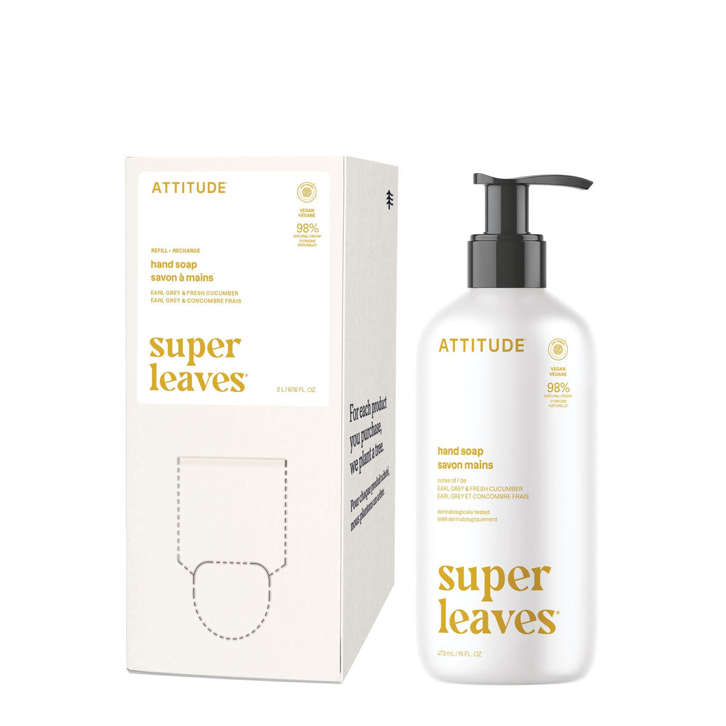 Duo Savon liquide pour les mains et recharge