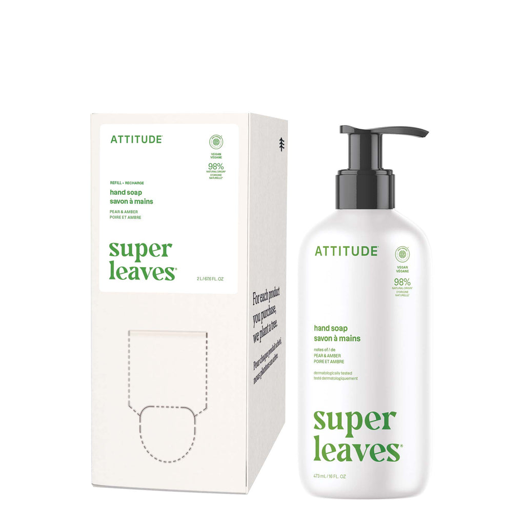 Duo Savon liquide pour les mains et recharge