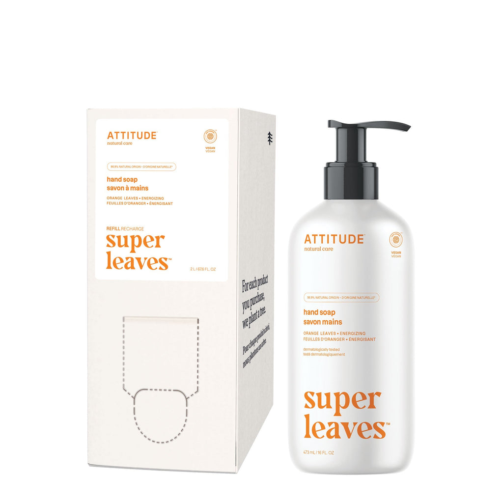 Duo Savon liquide pour les mains et recharge
